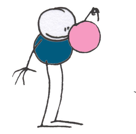 was will ribu mit den klebern?